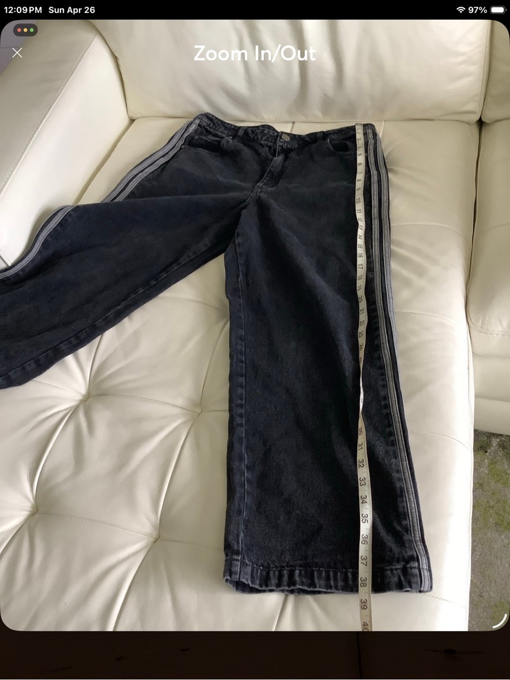 Adidas 3 stripe jeans